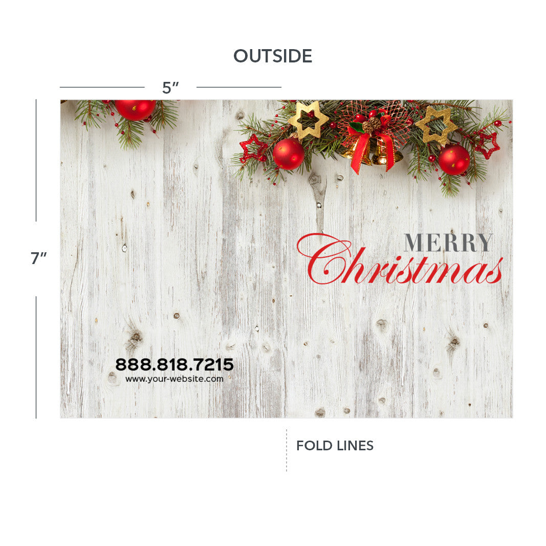 Christmas Greeting Cards for HVAC Design Print Services Footbridge