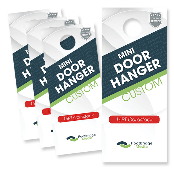 Door Hangers for Painters - Designed & Printed - FREE Shipping – Footbridge  Marketing